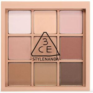 3CE stylenanda smoother eye shadow palette neutrals korean matte nude